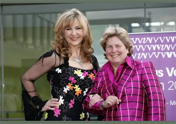 Lesley Garrett and Sandy Toksvig launching the Various Voices, Gay Singing Festival