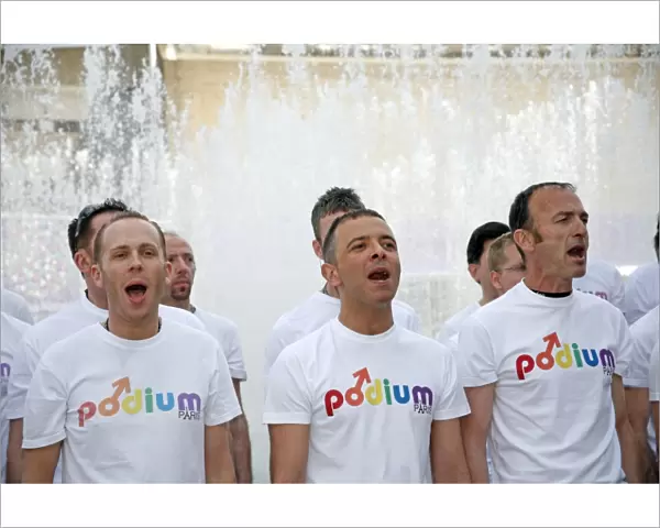 Podium Choir from Paris at the Various Voices, Gay Singing Festival