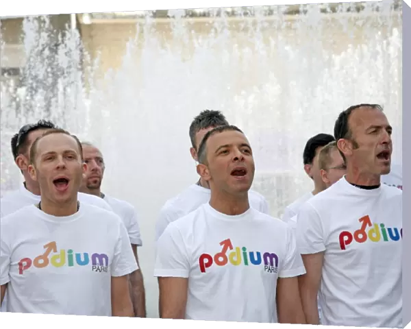 Podium Choir from Paris at the Various Voices, Gay Singing Festival