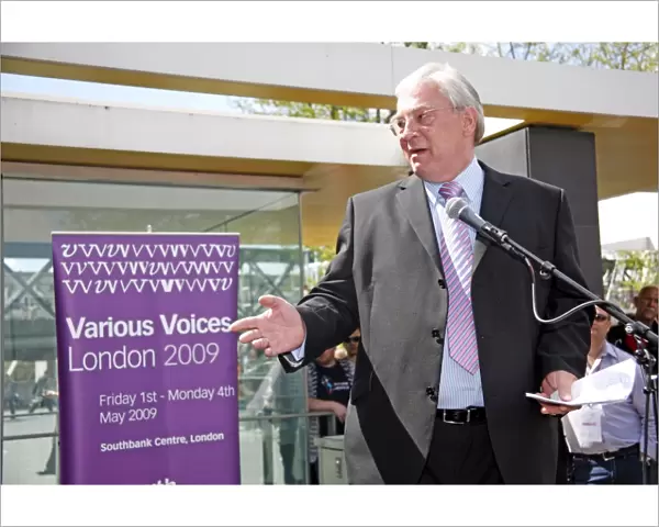 Richard Barnes, Assistant Mayor of London opening the Various Voices, Gay Singing Festival