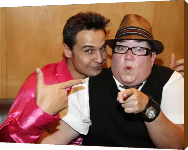 Chico and Lea DeLaria judging Best in Show at Various Voices, Singing Festival