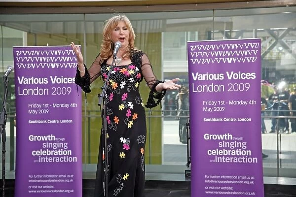 Lesley Garrett at the Various Voices, Gay Singing Festival