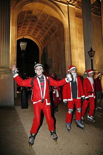 Santa Skate in London, England 2009