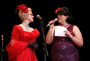 Amy Lame and Kathleen Holman, winner of Best in Show, Various Voices, Singing Festival