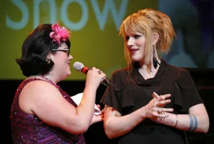 Amy Lame and Our Lady J at Best in Show at Various Voices, Singing Festival Amy Lame and Our Lady J at Best in Show at Various Voices, Singing Festival