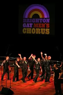 Images Dated 4th May 2009: Brighton Gay Mens Chorus at Various Voices, Singing Festival