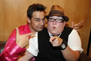 Chico and Lea DeLaria judging Best in Show at Various Voices, Singing Festival Chico and Lea DeLaria judging Best in Show at Various Voices, Singing Festival