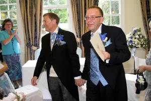 Clive and Allan wedding