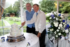 Clive and Allan wedding