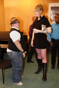 Lea DeLaria and Our Lady J at Best in Show, Various Voices, Singing Festival Lea DeLaria and Our Lady J at Best in Show, Various Voices, Singing Festival