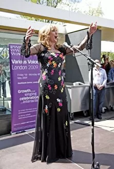 Images Dated 1st May 2009: Lesley Garrett at the Various Voices, Gay Singing Festival