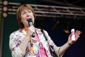 Harriet Harman at the London Pride Parade 2009