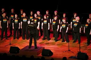 Images Dated 4th May 2009: Manchester Lesbian and Gay Choir at Various Voices, Singing Festival