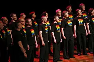 Images Dated 4th May 2009: Manchester Lesbian and Gay Choir at Various Voices, Singing Festival