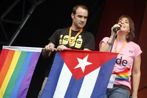 Mariela Castro at the London Pride Parade 2009