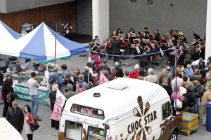 The Slow Food Market at Various Voices, Singing Festival