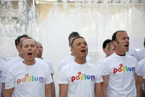 Podium Choir at Various Voices, Gay Singing Festival