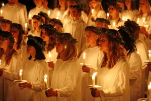 Sankta Lucia service