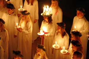 Sankta Lucia service