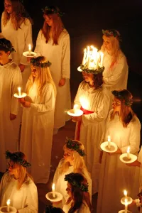 Sankta Lucia service