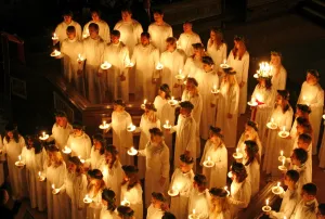 Sankta Lucia service