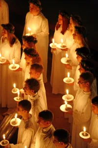 Sankta Lucia service