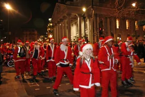 Santa Skate in London, England 2009
