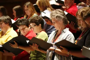 Sing for the Cure rehearsal at Various Voices, Singing Festival