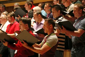 Sing for the Cure rehearsal at Various Voices, Singing Festival