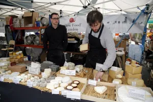 The Slow Food Market at Various Voices, Singing Festival
