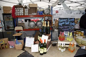 The Slow Food Market at Various Voices, Singing Festival