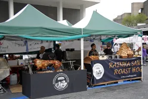 The Slow Food Market at Various Voices, Singing Festival
