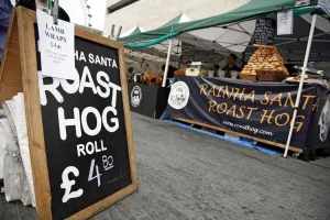 The Slow Food Market at Various Voices, Singing Festival