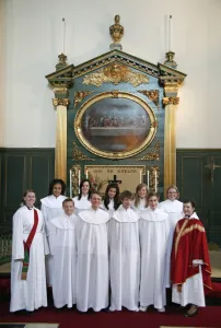 <b class=qtipBold><figcaption>Swedish Church Confirmations</figcaption></b><br>Swedish Church Confirmations at Ulrika Eleonora Swedish Church in London<br><em>© Paul Brown</em> Swedish Church Confirmations