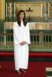 <b class=qtipBold><figcaption>Swedish Church Confirmations</figcaption></b><br>Swedish Church Confirmations at Ulrika Eleonora Swedish Church in London<br><em>© Paul Brown</em> Swedish Church Confirmations
