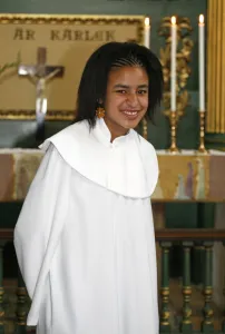<b class=qtipBold><figcaption>Swedish Church Confirmations</figcaption></b><br>Swedish Church Confirmations at Ulrika Eleonora Swedish Church in London<br><em>© Paul Brown</em> Swedish Church Confirmations