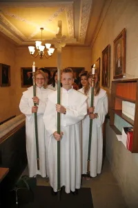 <b class=qtipBold><figcaption>Swedish Church Confirmations</figcaption></b><br>Swedish Church Confirmations at Ulrika Eleonora Swedish Church in London<br><em>© Paul Brown</em> Swedish Church Confirmations