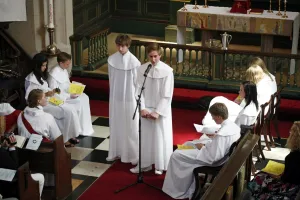 <b class=qtipBold><figcaption>Swedish Church Confirmations</figcaption></b><br>Swedish Church Confirmations at Ulrika Eleonora Swedish Church in London<br><em>© Paul Brown</em> Swedish Church Confirmations
