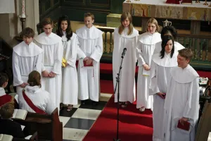 <b class=qtipBold><figcaption>Swedish Church Confirmations</figcaption></b><br>Swedish Church Confirmations at Ulrika Eleonora Swedish Church in London<br><em>© Paul Brown</em> Swedish Church Confirmations