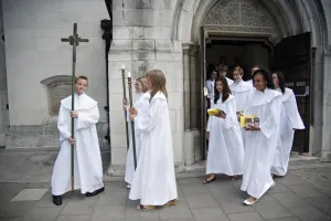 <b class=qtipBold><figcaption>Swedish Church Confirmations</figcaption></b><br>Swedish Church Confirmations at Ulrika Eleonora Swedish Church in London<br><em>© Paul Brown</em> Swedish Church Confirmations