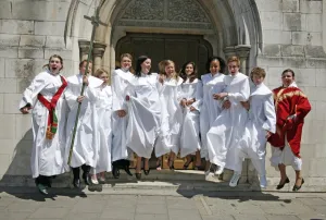 <b class=qtipBold><figcaption>Swedish Church Confirmations</figcaption></b><br>Swedish Church Confirmations at Ulrika Eleonora Swedish Church in London<br><em>© Paul Brown</em> Swedish Church Confirmations