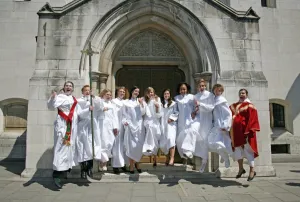 <b class=qtipBold><figcaption>Swedish Church Confirmations</figcaption></b><br>Swedish Church Confirmations at Ulrika Eleonora Swedish Church in London<br><em>© Paul Brown</em> Swedish Church Confirmations