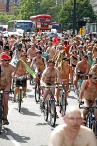 World Naked Bike Ride, London 2009