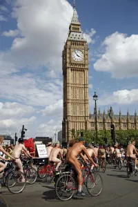 World Naked Bike Ride, London 2009