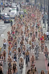 World Naked Bike Ride, London 2009