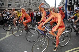 World Naked Bike Ride, London 2009