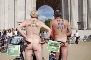 World Naked Bike Ride, London 2009